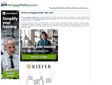 Tablet Screenshot of members.mortgagewebsuccess.com